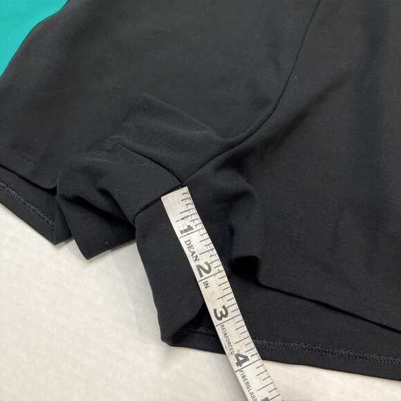 Bad Birdie Caddy Romper Womens L Black Green Colorblock Jersey Knit Golf Comfort - Picture 8 of 11